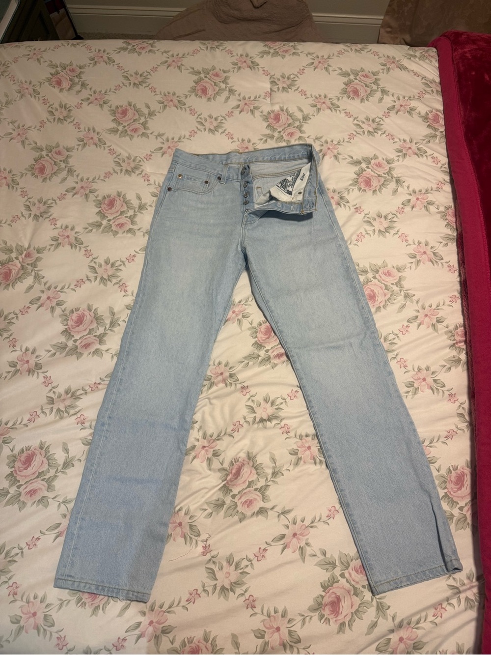 Levi's Light Blue Straight-Leg Women's Jeans
